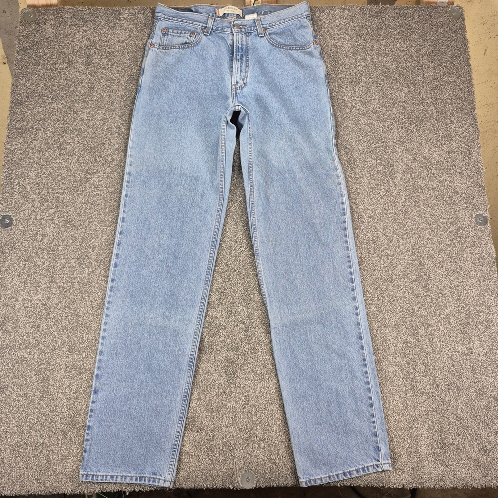 Vintage Levi's 550 Relaxed Fit Jeans Mens 33x36 Light Wash‎ Denim Cotton Y2K